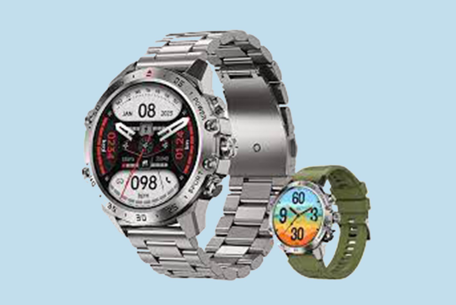 Smart Watch for Men, 1.43 Inch Mens Smart Watch with Bluetooth Answer/Make Calls Military Standard