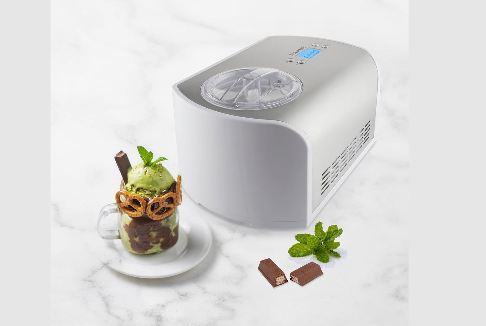 Taurus Ice Cream Maker – LCD Display – 135Watts