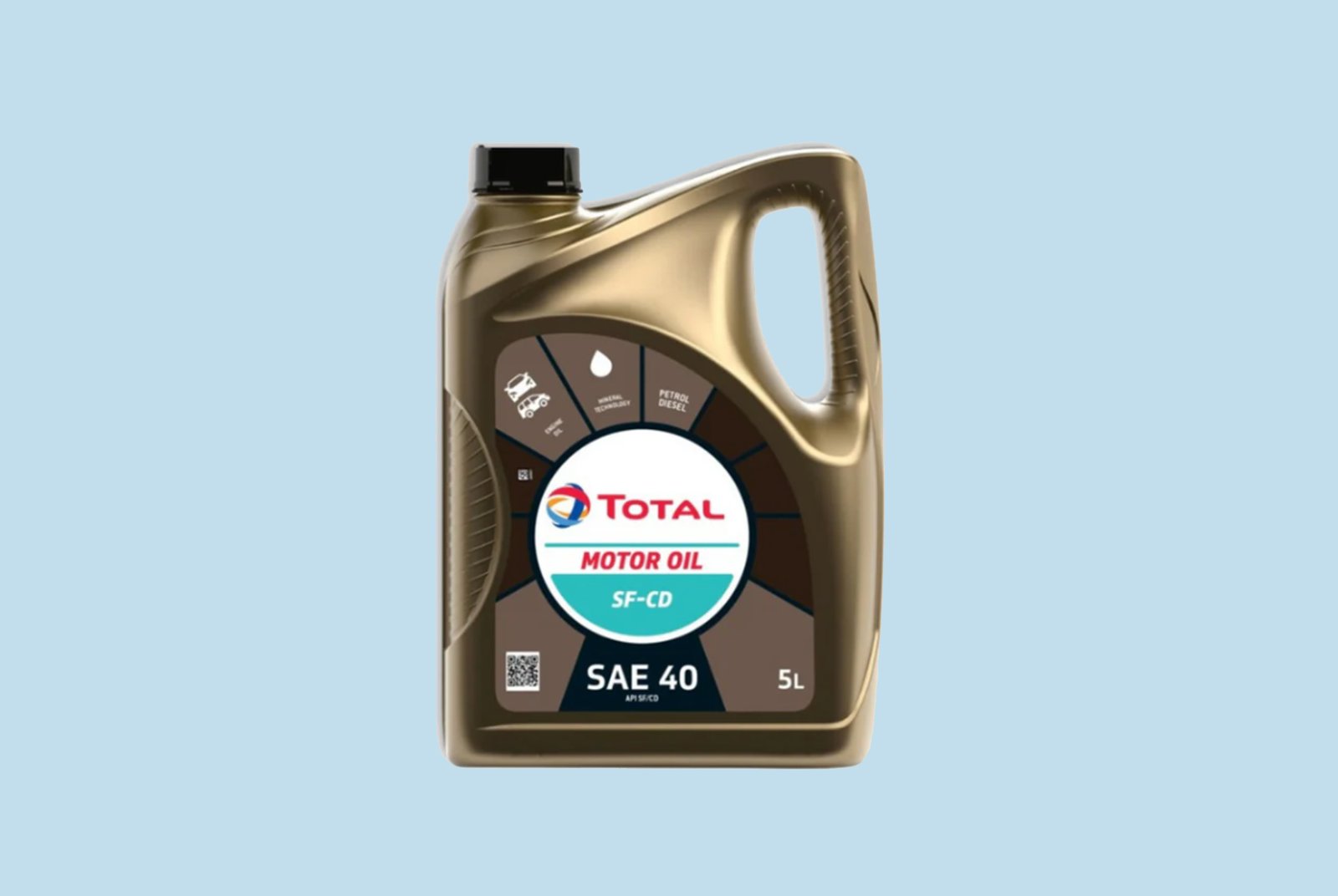 Total Motor Oil SF-CD SAE 40 (5Ltr)