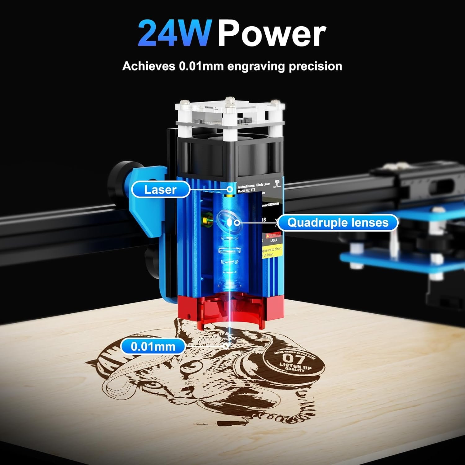 Twotrees TTS-55 Pro Laser Engraver 5.5W Laser Engraver