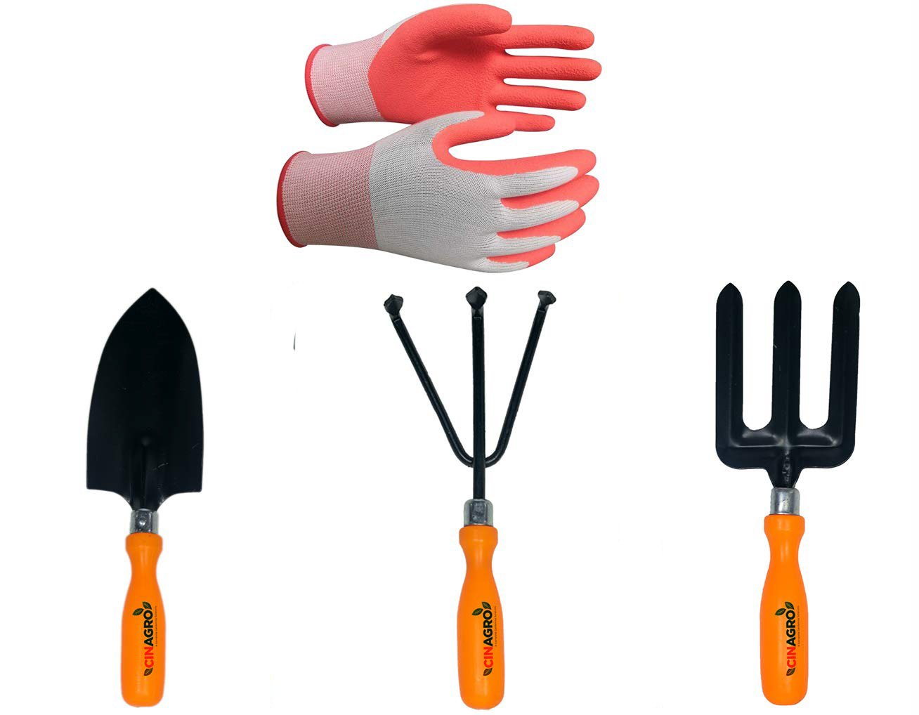 Epica Star Gardening/Agriculture Tools Set with Glove - 4 Pieces