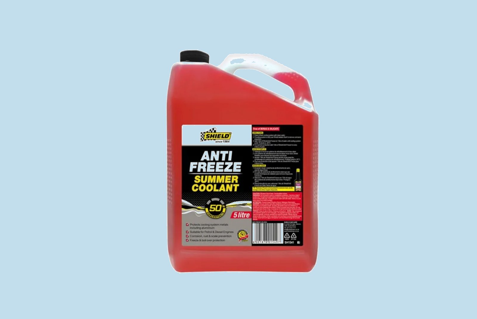 Shield Anti Freeze Summer Coolant (5L)