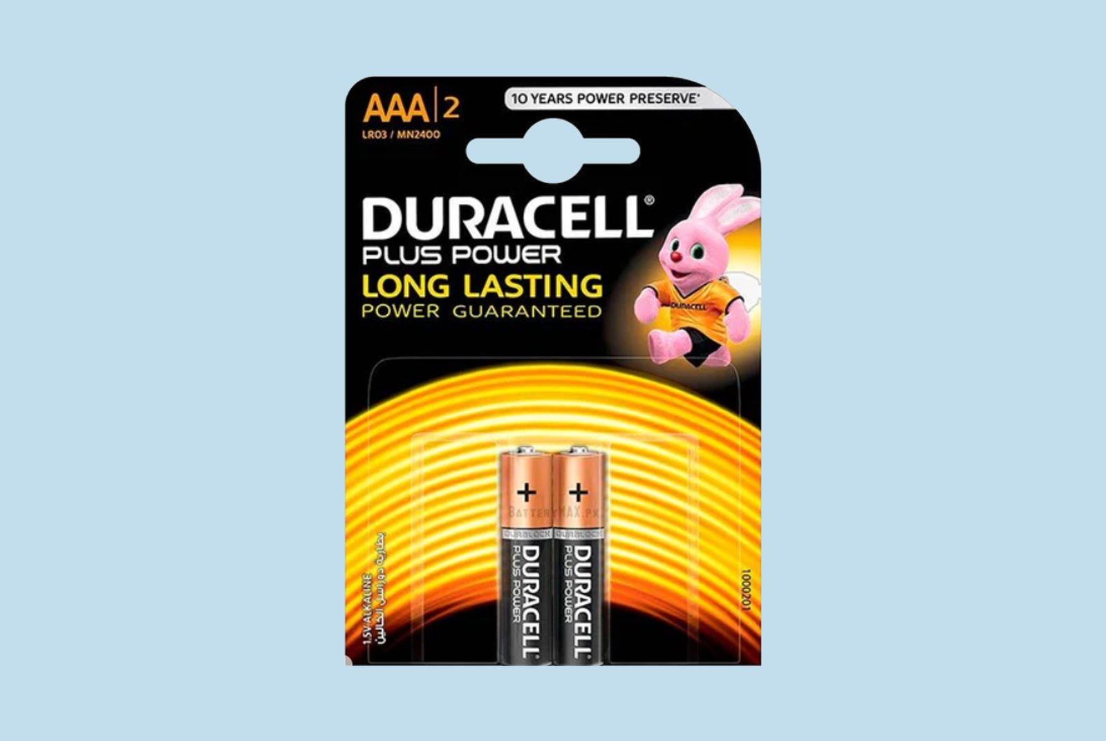 Duracell Plus AAA Batteries (2 Pack)