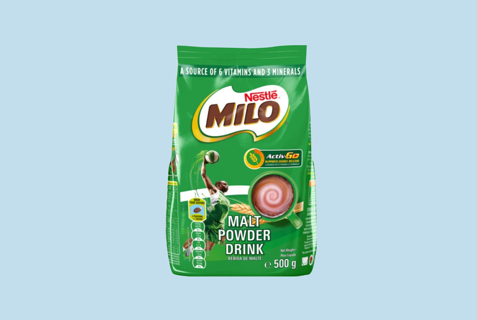Nestle Milo Malt Energy Drink Powder (750g)