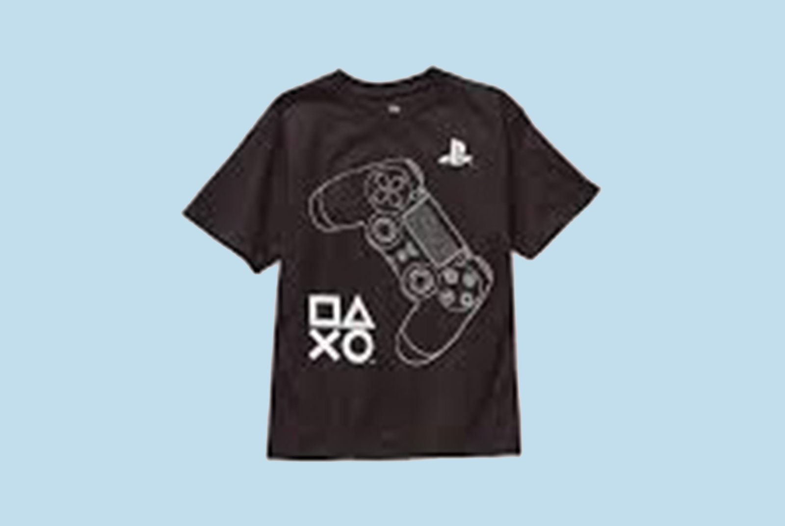 PlayStation Boys Shirt Video Game Control Raised Graphic Kids T-Shirt (XXS)