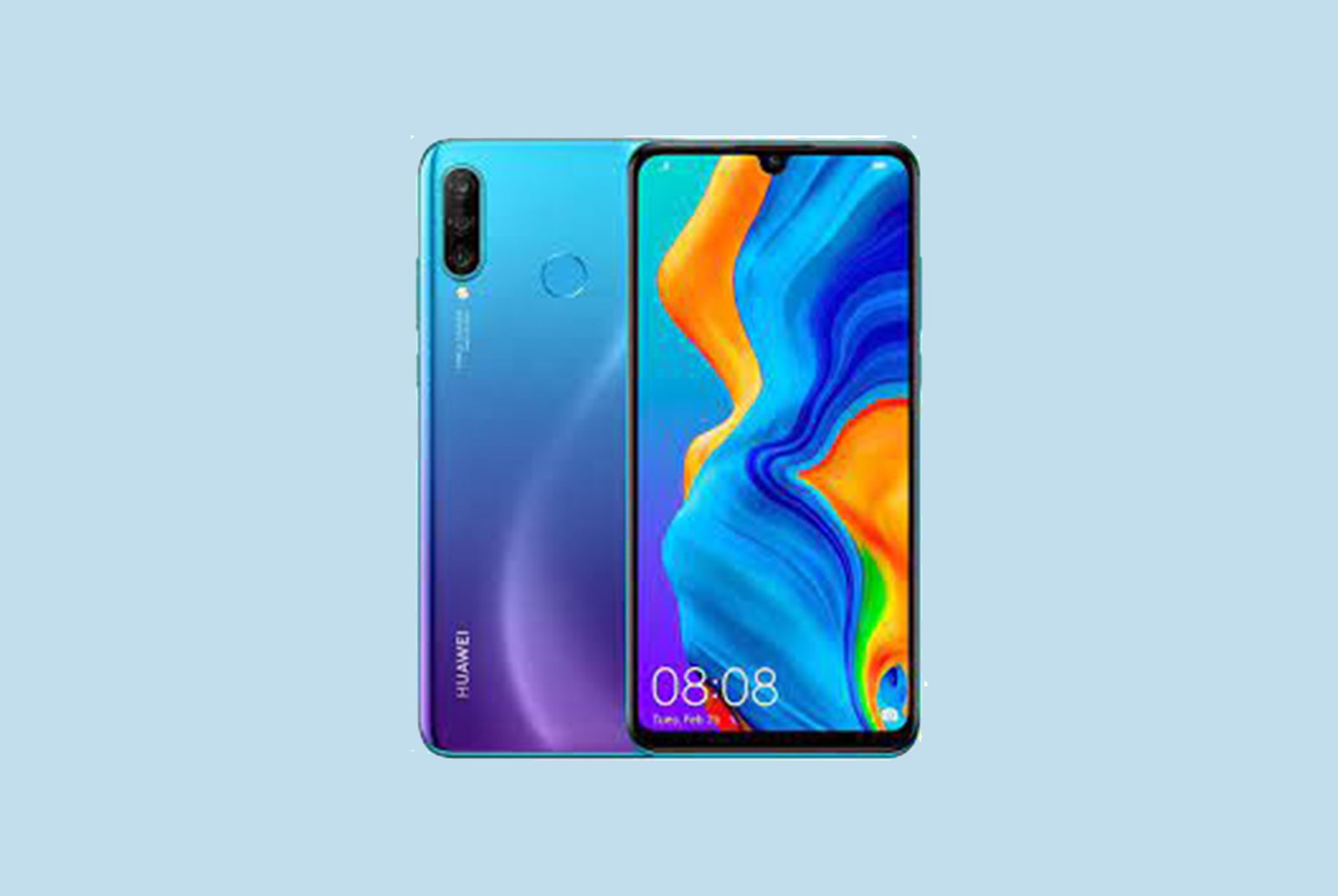 HUAWEI P30 lite 15.6 cm 6.15" 128 GB 4G Blue 3340 mAh P30 lite, 15.6 cm 6.15", 2312 x 1080 pixels, 128 GB, 24 MP, Android 9.0, Blue