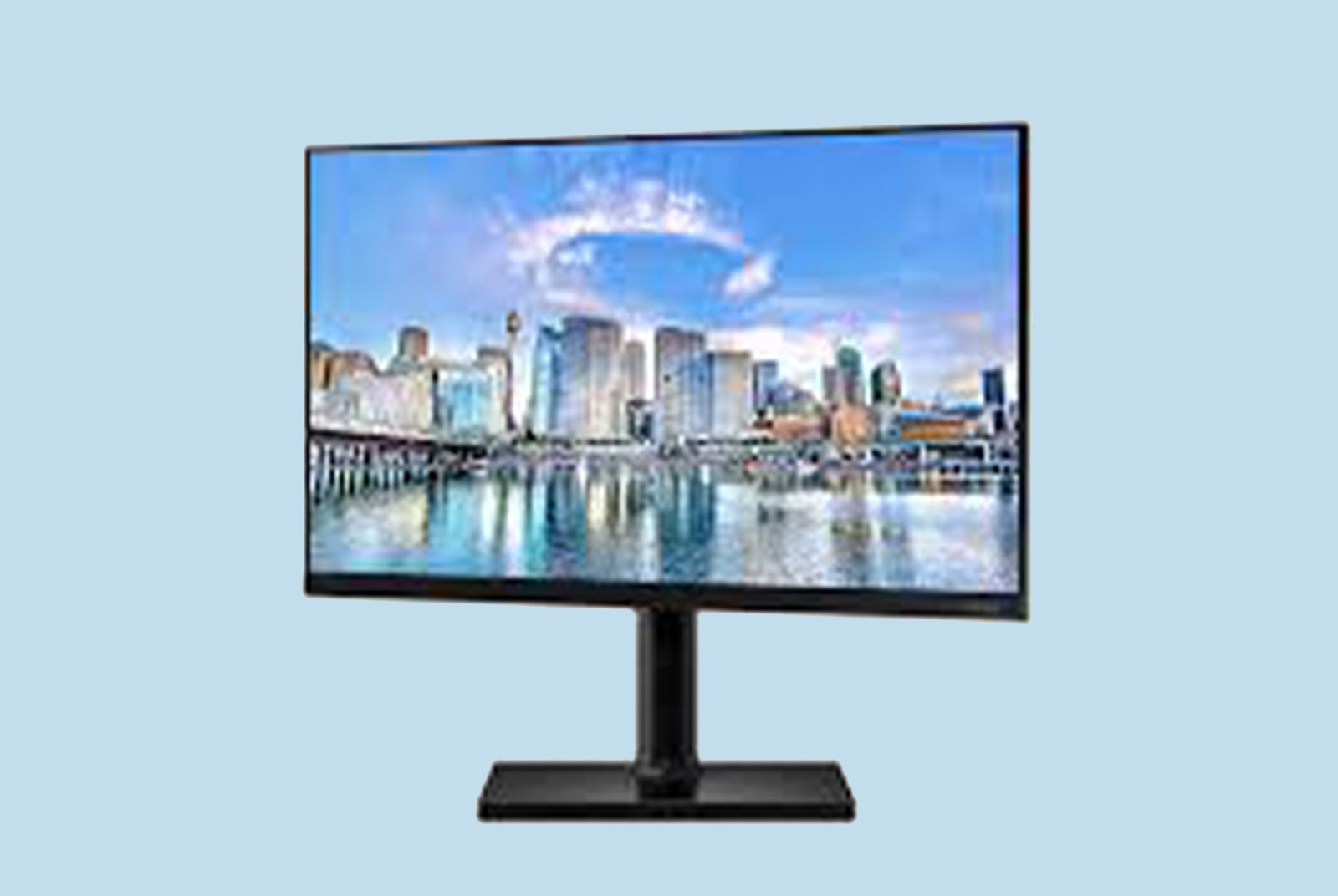 Samsung F24T450FQR - T45F Series - LED monitor - 24" - 1920 x 1080 Full HD (1080p) @ 75 Hz - IPS - 250 cd/m² - 1000:1-5 ms - 2xHDMI, DisplayPort - black