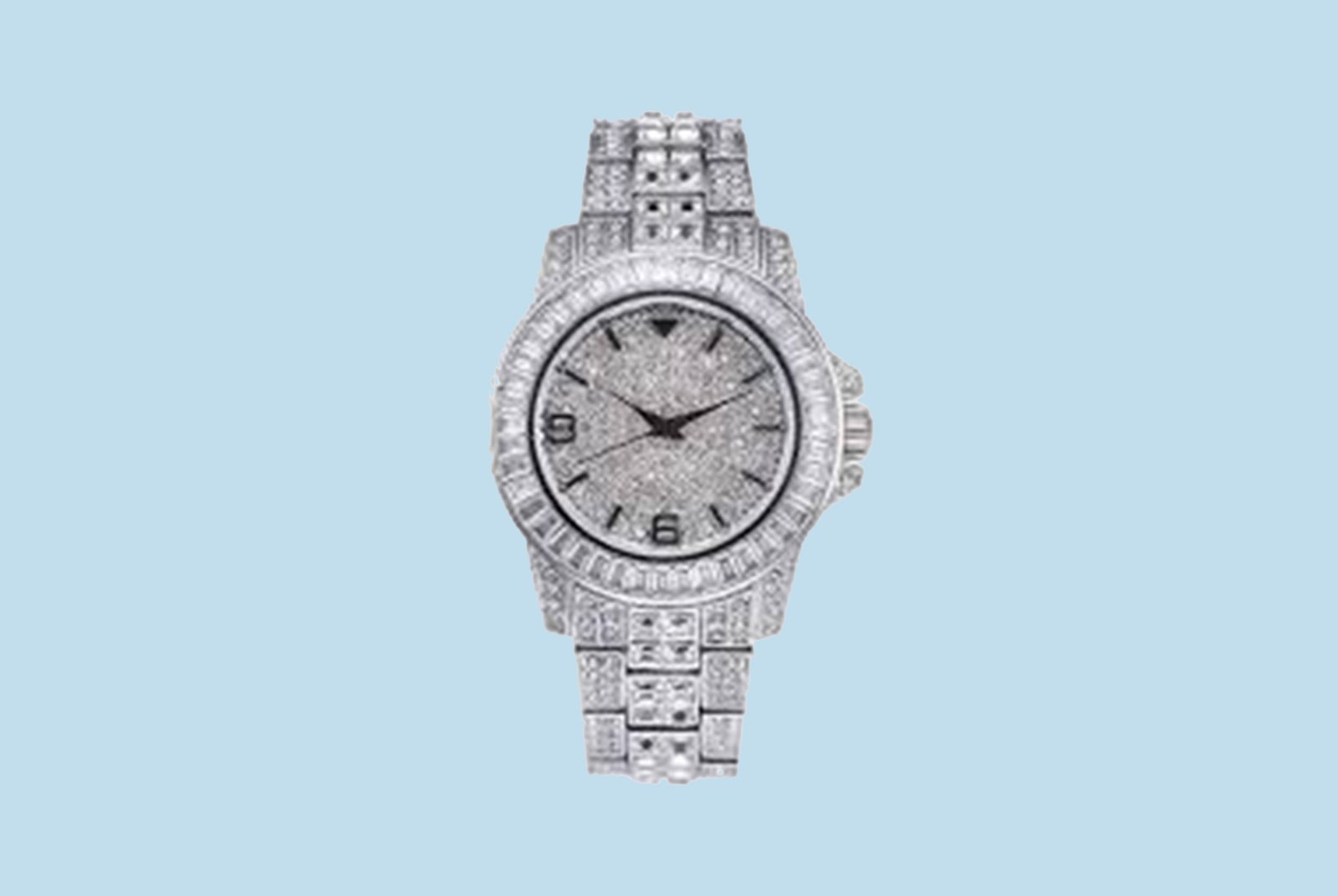 Women Watch for Mother Days Easter Trend Full Of Burst Luxury Diamond Set Digital Scale Time Ladies Watch Alloy Steel Strap Ladies Diamond Watch Women Watches in Bulk