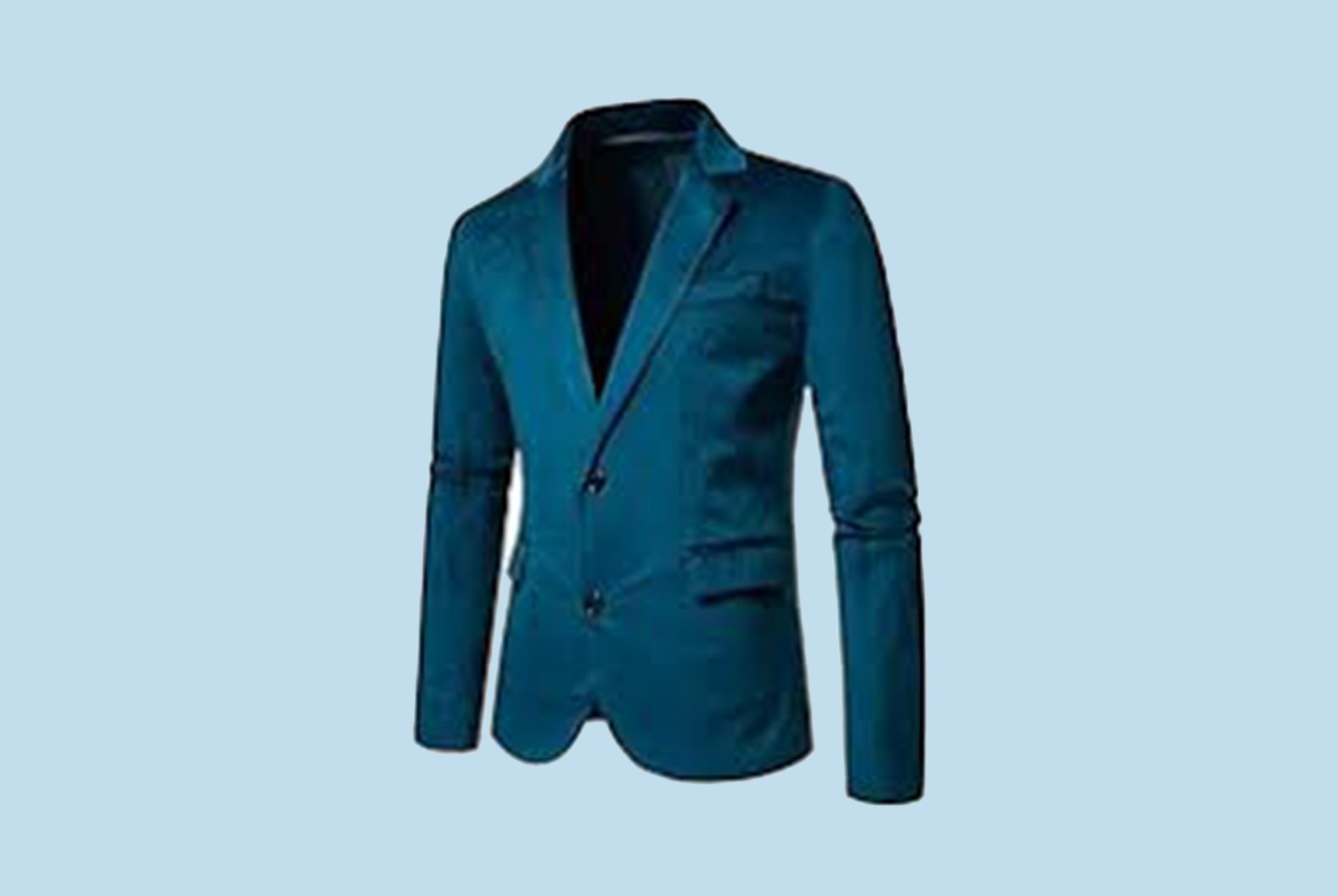 Lars Amadeus Formal Suede Blazers for Men's Slim Fit Solid Two Button Suit Sports Coats
