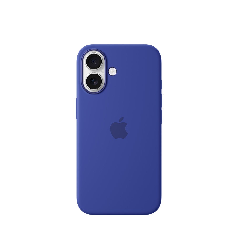 Apple iPhone 16 Silicone Case w/ Magsafe Ultramarine