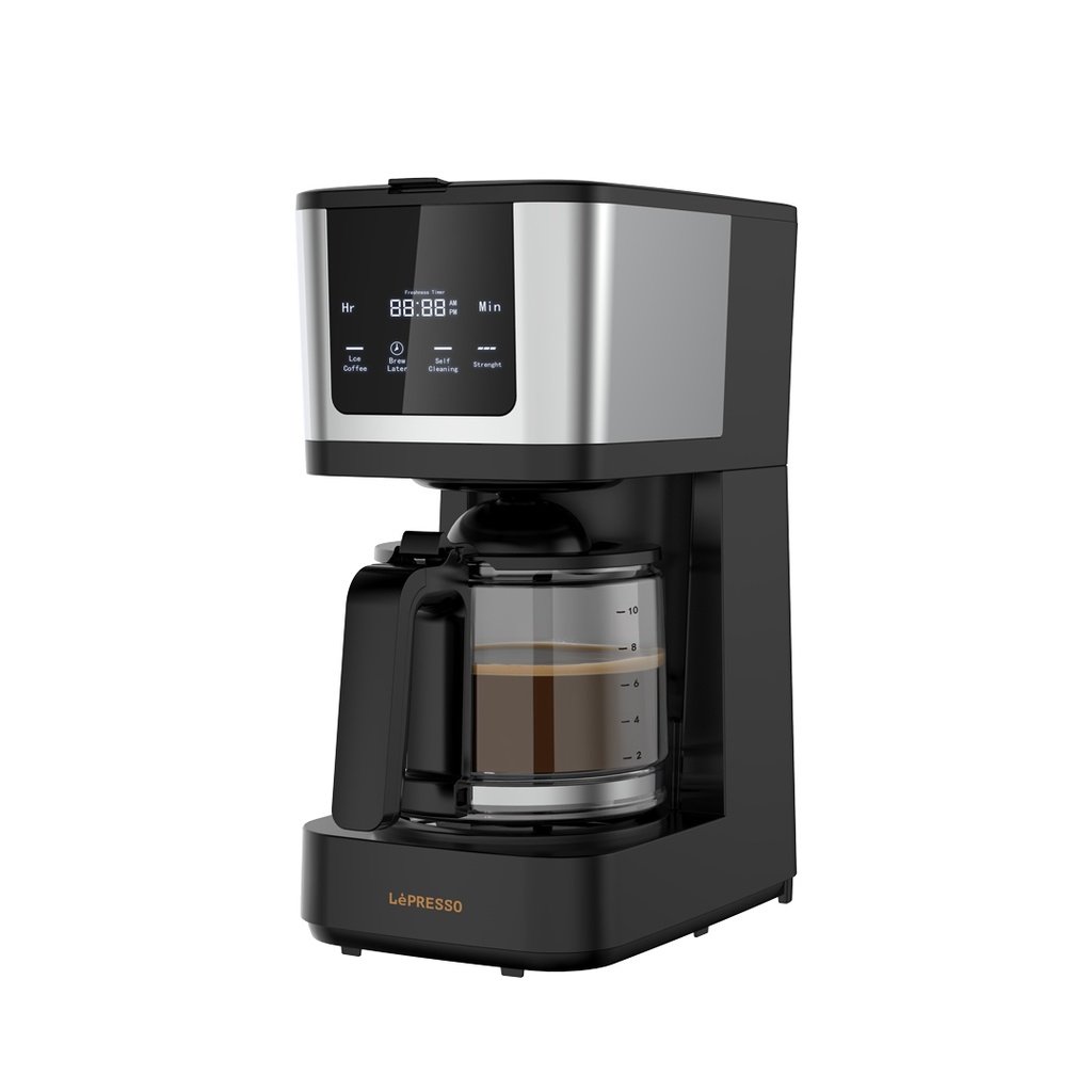 LePresso Rich Brew Coffee Machine Interactive Touch Display - Black