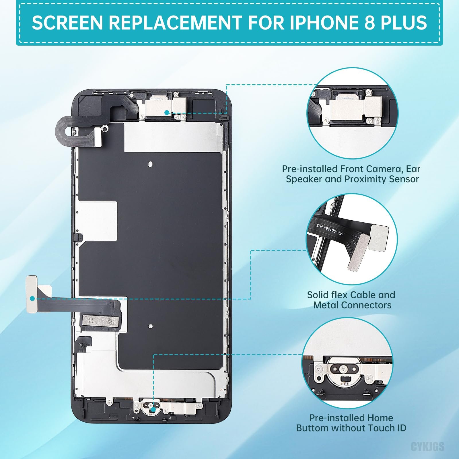 iPhone 8 Plus Aftermarket Oled Screen Replacement