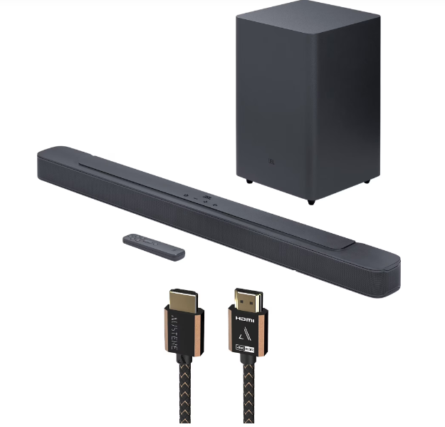 JBL Bar 2.1 Deep Bass (MK2) 2.1 Channel Soundbar with Wireless Subwoofer, 300W Total Power