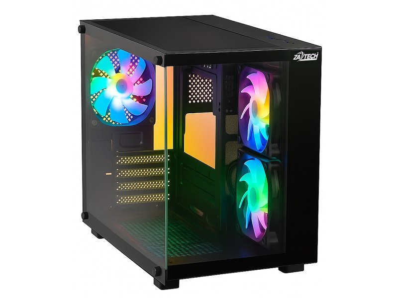 ZATECH ZA-GCC-H100B Premium Micro ATX PC Case