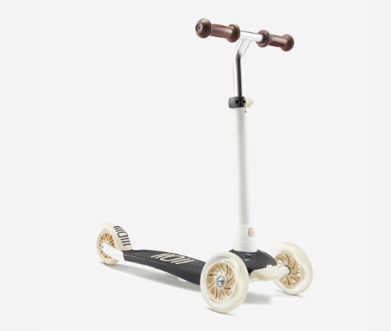 Oxelo Kids 3 - Wheeled Scooter With Luminous Wheels - B1 500 (Black/Beige)