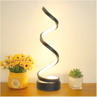 Spiral Decorative Table Lamp